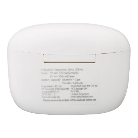 Essos 2.0 True Wireless Auto-Pair-Ohrhörer mit Etui Standard | weiß | ohne Werbeanbringung | Nicht verfügbar | Nicht verfügbar