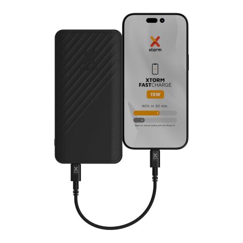 Xtorm XG220 Go2 15W 20.000 mAh Schnelllade-Powerbank  Standard | schwarz | ohne Werbeanbringung | Nicht verfügbar | Nicht verfügbar