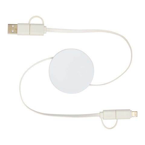 Citala 90 cm 5-in-1 Kabel aus recyceltem Kunststoff für Datenübertragung und 40W Schnellladung Standard | weiß | ohne Werbeanbringung | Nicht verfügbar | Nicht verfügbar