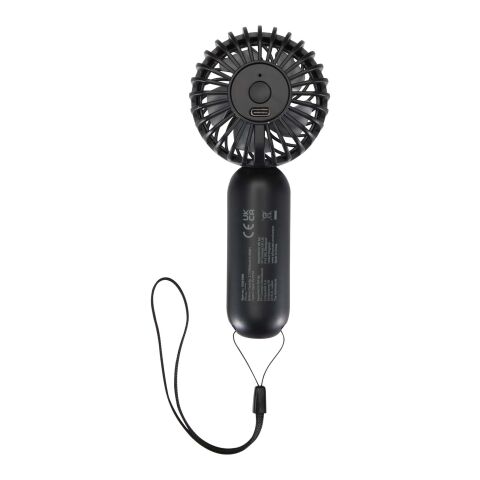 Aervia Tragbarer Ventilator aus recyceltem Kunststoff schwarz