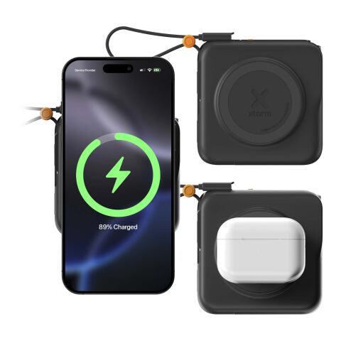 Xtorm TravelPro 30 W, 10.000 mAh, 3 in 1 Reiseladegerät  Standard | schwarz | ohne Werbeanbringung | Nicht verfügbar | Nicht verfügbar