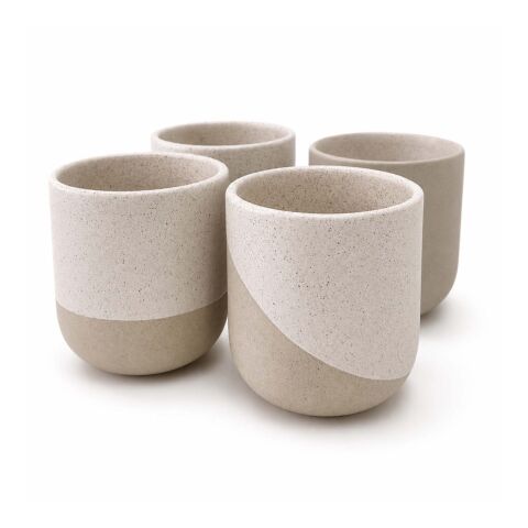 Originalhome Reclay 350 ml Tee- und Matcha-Becher Set  weiß