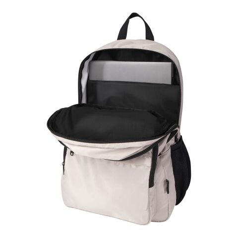 Trend Plus 15&quot; Laptop-Rucksack aus recyceltem GRS-Material 20 L Standard | Oatmeal | ohne Werbeanbringung | Nicht verfügbar | Nicht verfügbar