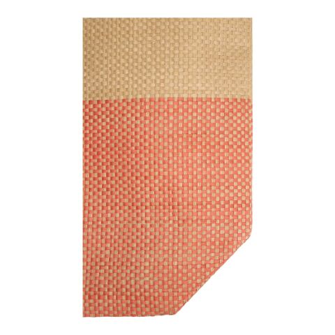 Rhythm große Strohpapier Tragetasche mit Reißverschluss, 21 l Brick