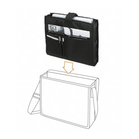 Halfar Laptop-Inlay schwarz | ohne Werbeanbringung