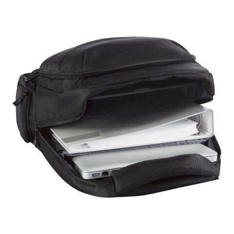 Halfar Notebook-Rucksack MISSION schwarz | ohne Werbeanbringung