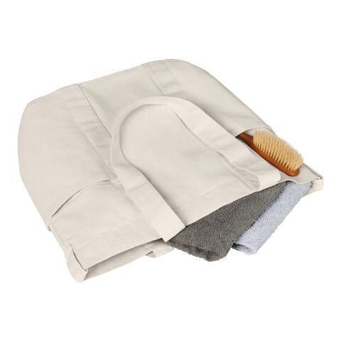 Halfar Wellness-Tasche ORGANIC hellgrau | ohne Werbeanbringung