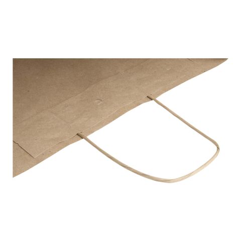 Kraft 80–90 g/m² Papiertasche mit Kordelgriffen – 32 × 17 × 39 cm Kraftpapier | ohne Werbeanbringung | Nicht verfügbar | Nicht verfügbar