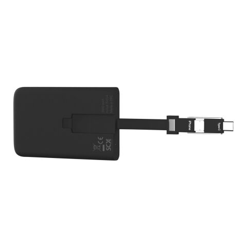 SCX.design P05 1000 mAh Powerbank mit Leuchtlogo schwarz-weiss | Not applicable | ohne Werbeanbringung | Nicht verfügbar | Nicht verfügbar