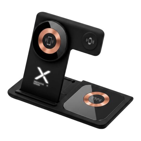 SCX.design W38 MagStand 4-in-1-Ladestation für kabelloses Laden schwarz