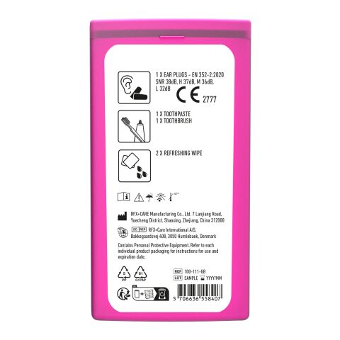 MiniKit Flugzeug transparent magenta | ohne Werbeanbringung | Nicht verfügbar | Nicht verfügbar