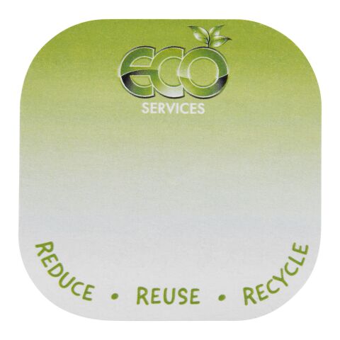 Sticky-Mate® pfeilförmige recycelte Haftnotizen weiß | ohne Werbeanbringung | Nicht verfügbar | Nicht verfügbar