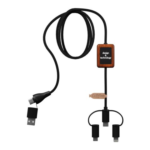 SCX.design C46 5-in-1 CarPlay-Kabel mit Leuchtlogo Standard | schwarz | ohne Werbeanbringung | Nicht verfügbar | Nicht verfügbar