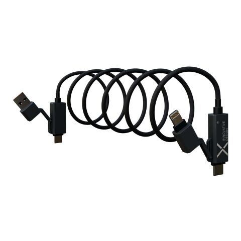 SCX.design C59&nbsp;100 W magnetisches Silikon Ladekabel Standard | schwarz | ohne Werbeanbringung | Nicht verfügbar | Nicht verfügbar
