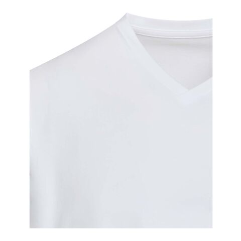 Balfour Kurzärmeliges T-Shirt V-Ausschnitt aus 200 g/m² Bio Baumwolle (OCS), unisex Standard | weiss | XXS | ohne Werbeanbringung | Nicht verfügbar | Nicht verfügbar | Nicht verfügbar