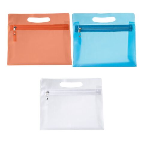 Kulturtasche &#039;Panorama&#039; aus PVC Orange | ohne Werbeanbringung | Nicht verfügbar | Nicht verfügbar