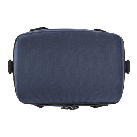 ROMA M. Gepolsterte Kühltasche aus recyceltem Polyester 600D Ripstop 11 L Blau | ohne Werbeanbringung