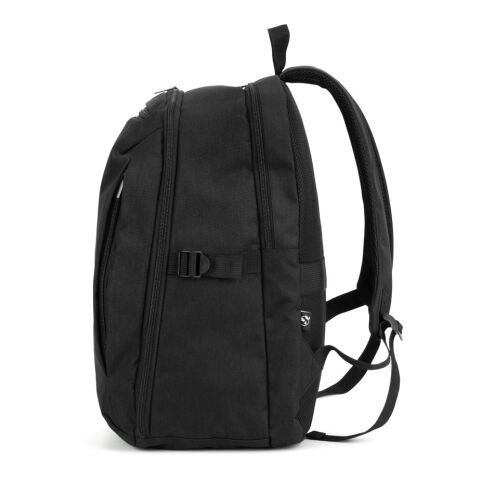 UDINE. Rucksack mit komplett öffnendem Fach schwarz | ohne Werbeanbringung | Nicht verfügbar | Nicht verfügbar | Nicht verfügbar