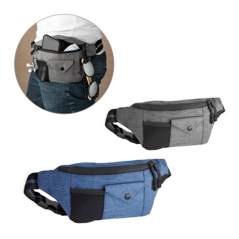 MUZEUL. Hüfttasche aus 300D Blau | ohne Werbeanbringung