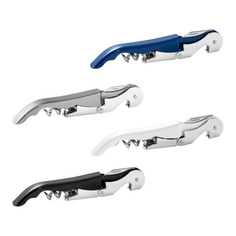 MALBEC. Korkenzieher aus Metall und PP Schwarz | ohne Werbeanbringung