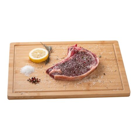 MARJORAM. Schneidebrett aus Bambus Beige | ohne Werbeanbringung