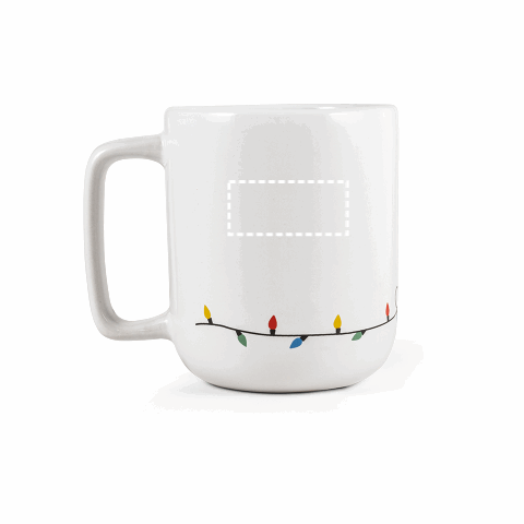 REINDEER. Becher mit Weihnachtsdruck 330 ml weiß | ohne Werbeanbringung | Nicht verfügbar | Nicht verfügbar | Nicht verfügbar