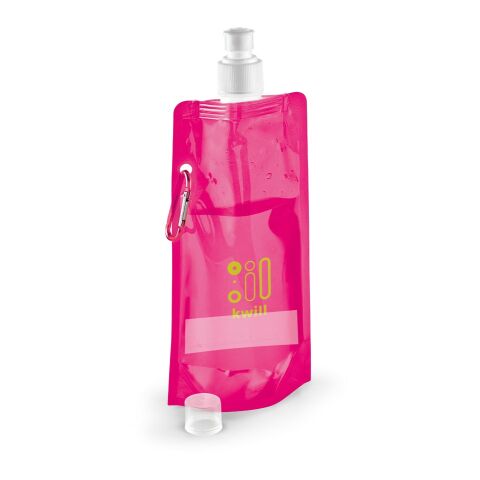 KWILL. 460 ml PE-Faltflasche Rosa