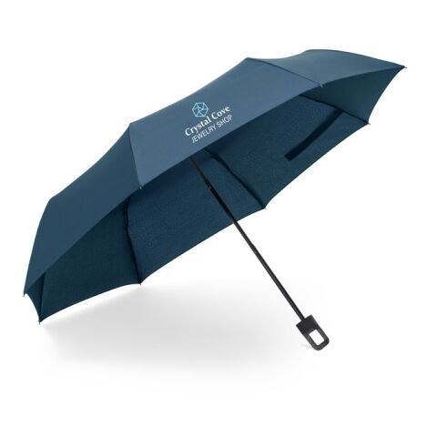 GEORGE. 21-Zoll-Regenschirm aus recyceltem Polyester (100 % rPET) 190T winddichtem Pongee Blau | ohne Werbeanbringung | Nicht verfügbar | Nicht verfügbar | Nicht verfügbar