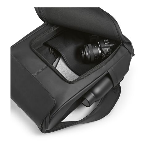 Lisbon 20L Rucksack aus rPU. Laptops bis 15.6&quot; Schwarz | ohne Werbeanbringung | Nicht verfügbar | Nicht verfügbar | Nicht verfügbar