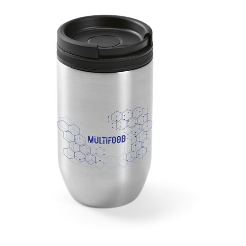 Okavongo Reisbecher recy.Edelstahl, 430ml. Dopplewandig und Auslaufsicher Schwarz | ohne Werbeanbringung | Nicht verfügbar | Nicht verfügbar | Nicht verfügbar