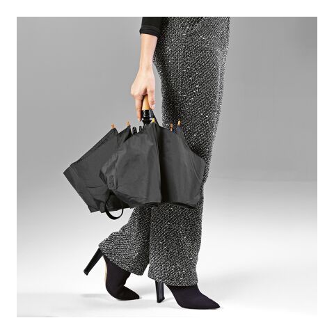 Jackson  27&quot;Taschenschirm aus rPET. Automatische Öffnung/Schließung Schwarz | ohne Werbeanbringung | Nicht verfügbar | Nicht verfügbar | Nicht verfügbar