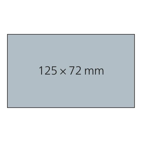 Haftnotizblock Basic 125 × 72 mm Format länglich 125 × 72 mm | ohne Werbeanbringung | 50.0