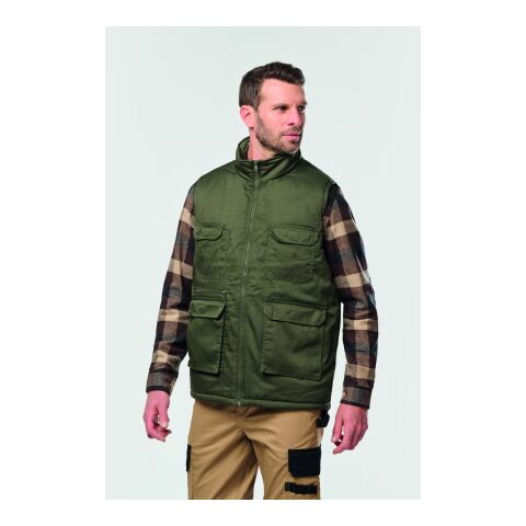 Gefütterte Unisex-Weste aus Baumwoll-Polyester-Mischgewebe, 430 g/m² schwarz | M | Nicht verfügbar | Nicht verfügbar | Nicht verfügbar