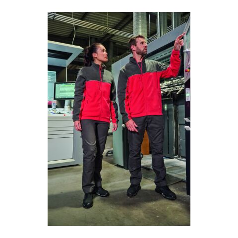 Zweifarbige Unisex-Fleecejacke, 280 g/m² schwarz-anthrazit | 3XL | Nicht verfügbar | Nicht verfügbar | Nicht verfügbar