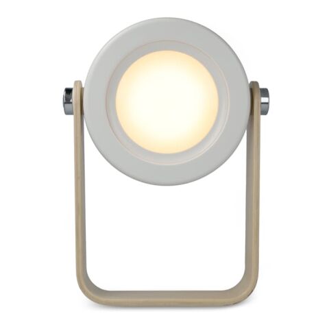 Coollux Multifunktions-LED-Lampe mit Bambusgriff Weiss