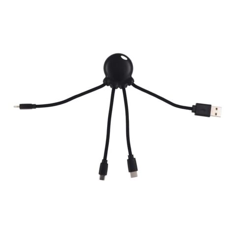 2087 | Xoopar Octopus Charging cable Schwarz | ohne Werbeanbringung | Nicht verfügbar | Nicht verfügbar | Nicht verfügbar