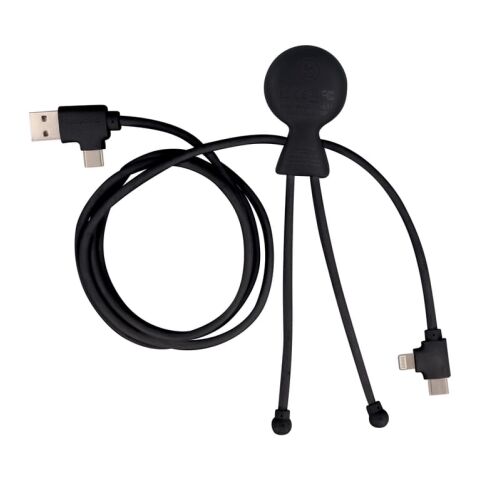 2089 | Xoopar Mr. Bio Long Power Delivery Cable with data transfer Schwarz