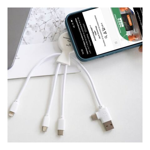 2099 | Xoopar Mr. Bio Smart Charging cable with NFC Weiss | ohne Werbeanbringung | Nicht verfügbar | Nicht verfügbar | Nicht verfügbar