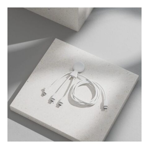 Xoopar Mr. Bio Long Multi-Kabel USB-C 1 Meter  Weiss | ohne Werbeanbringung | Nicht verfügbar | Nicht verfügbar