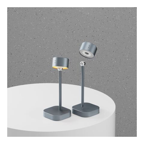 Xoopar Mojiu Smart Tischlampe mit Sprachsteuerung Hellgrau