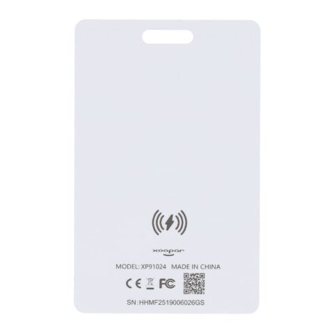 Xoopar ICE-Card Ultradünne Tracker-Karte wiederaufladbar Weiss