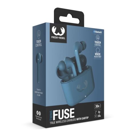 3TW1300 I Fresh 'n Rebel Twins Fuse - True Wireless earbuds Blau Weiss | ohne Werbeanbringung | Nicht verfügbar | Nicht verfügbar