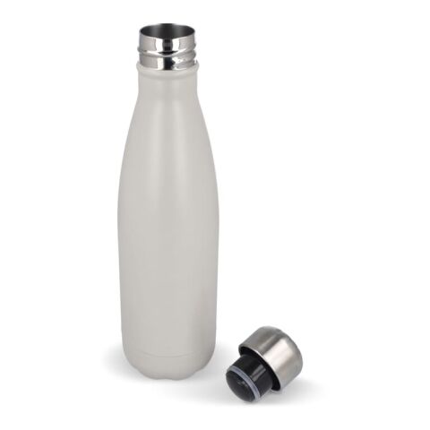 Sagaform Nils Stahlflasche Pulverbeschichtet 500ml Beige | Gravur | Vorderseite | 65 mm x 100 mm | Nicht verfügbar