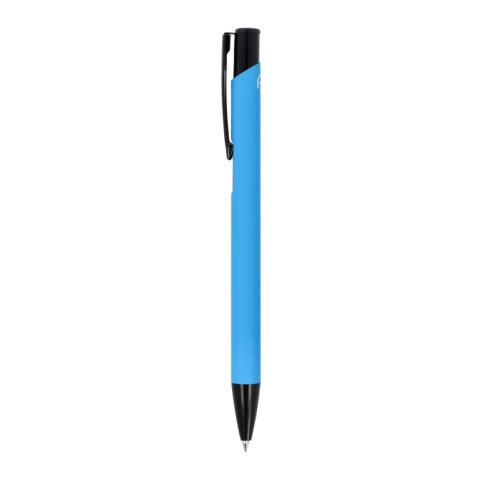 Alicante Soft Touch R-AL schwarze Tinte Hellblau-Schwarz | Gravur | in Verlängerung vom Clip | 50 mm x 8 mm | Nicht verfügbar
