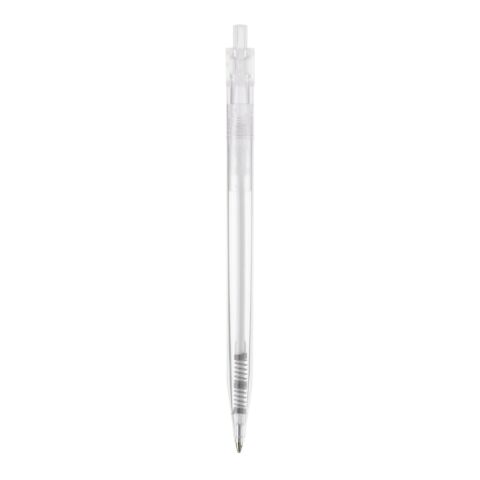 Kugelschreiber Futurepoint Transparent Weiss-Weiss | 1-farbiger Siebdruck | in Verlängerung vom Clip | 50 mm x 25 mm | Nicht verfügbar