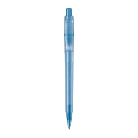 Kugelschreiber Baron '03 Ice Frosty Blau Weiss | 1-farbiger Siebdruck | in Verlängerung vom Clip | 45 mm x 25 mm | Nicht verfügbar