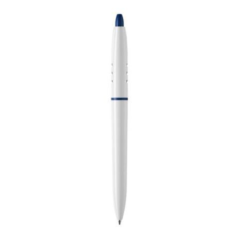 Kugelschreiber S30 hardcolour Weiss-Dunkelblau | 1-farbiger Siebdruck | 270° vom Clip | 40 mm x 25 mm | Nicht verfügbar