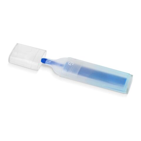 R-PET Textmarker Blau Weiss
