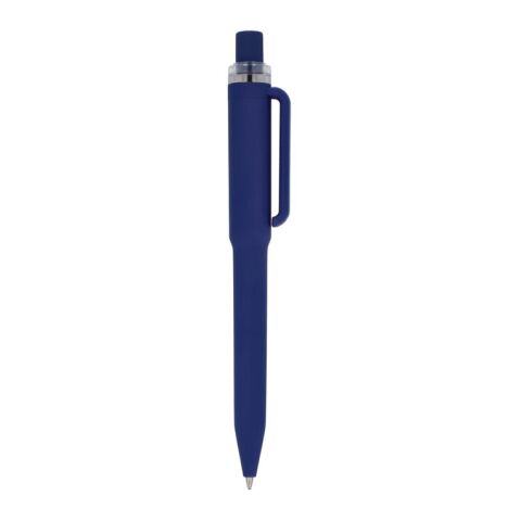 Ozzy-Stift mit Soft-Touch Dunkelblau | 3D Digitaldruck | Clip | 37 mm x 6 mm