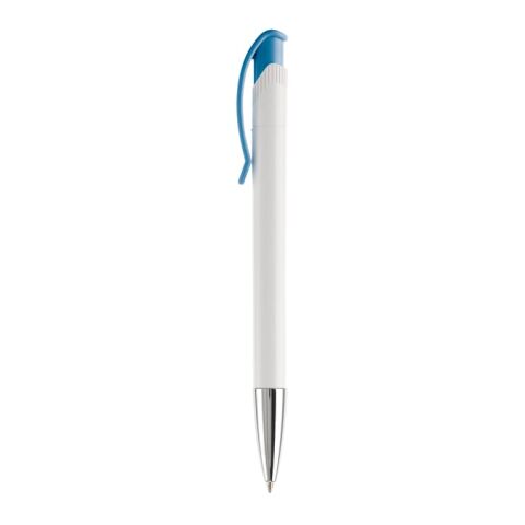 KS Apollo Metall Tip HC Weiss-Blau Weiss | 1-farbiger Siebdruck | 90° vom Clip | 45 mm x 25 mm | Nicht verfügbar